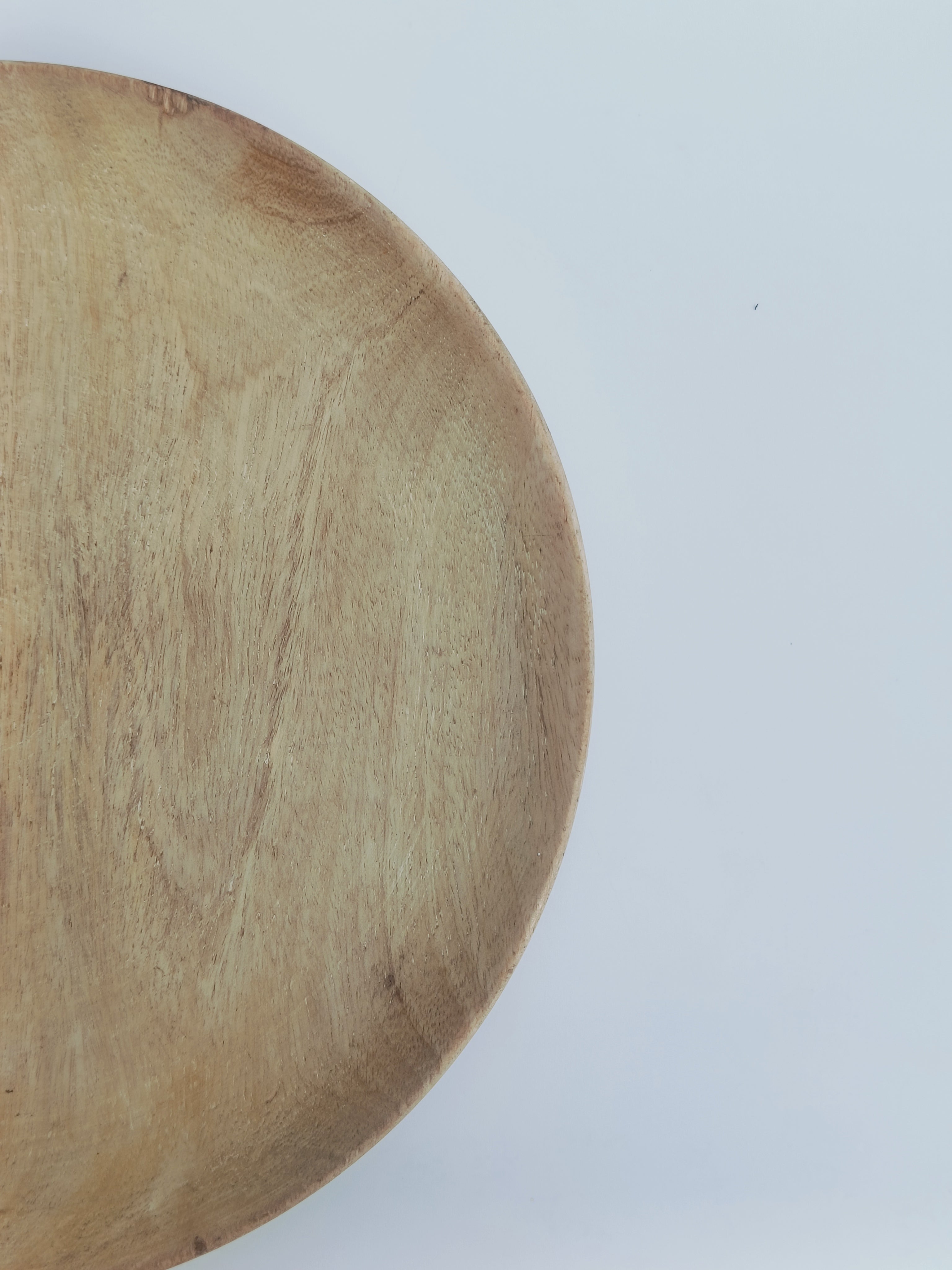 Classic Round Wooden Serving Platter