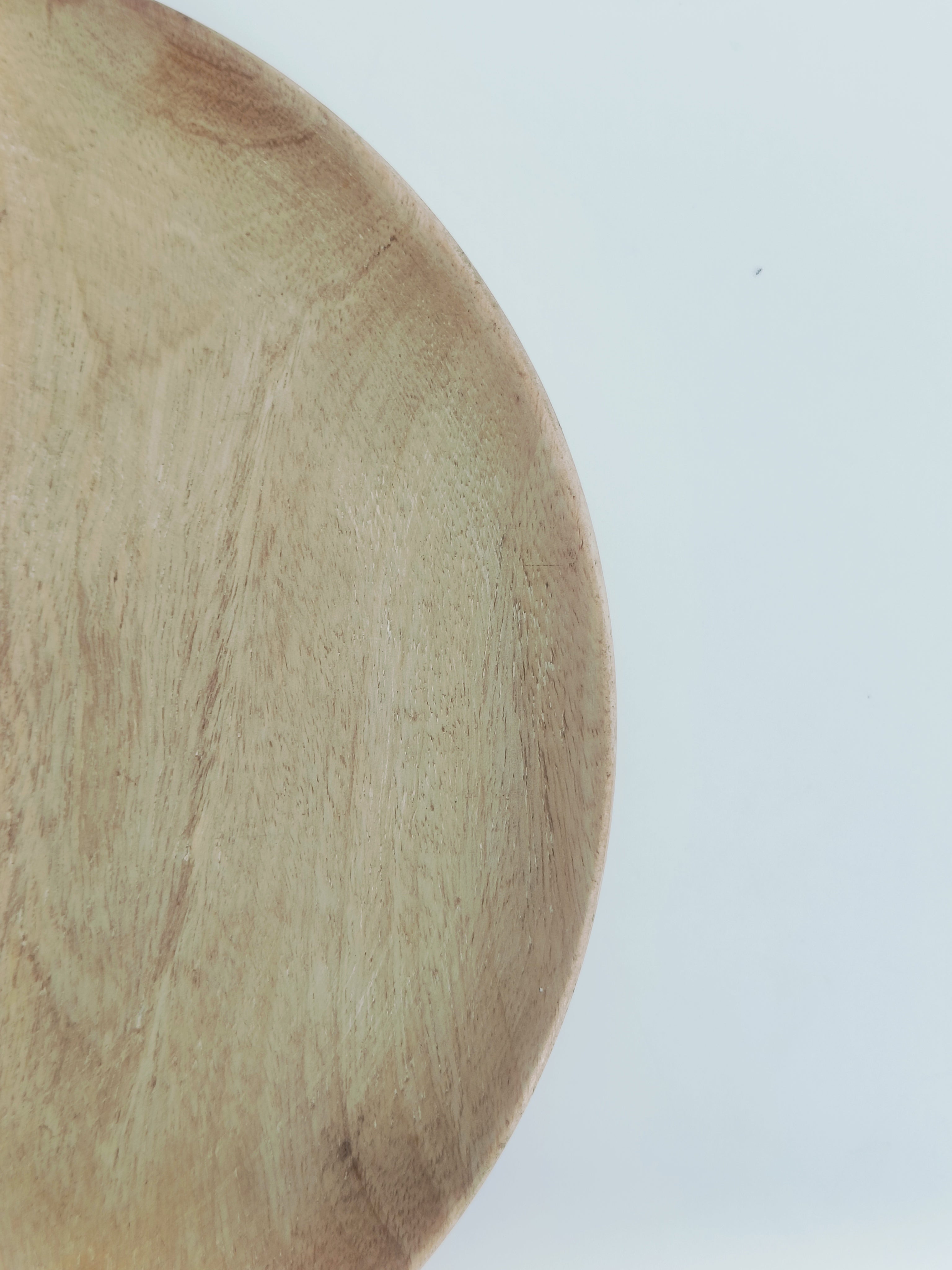 Classic Round Wooden Serving Platter