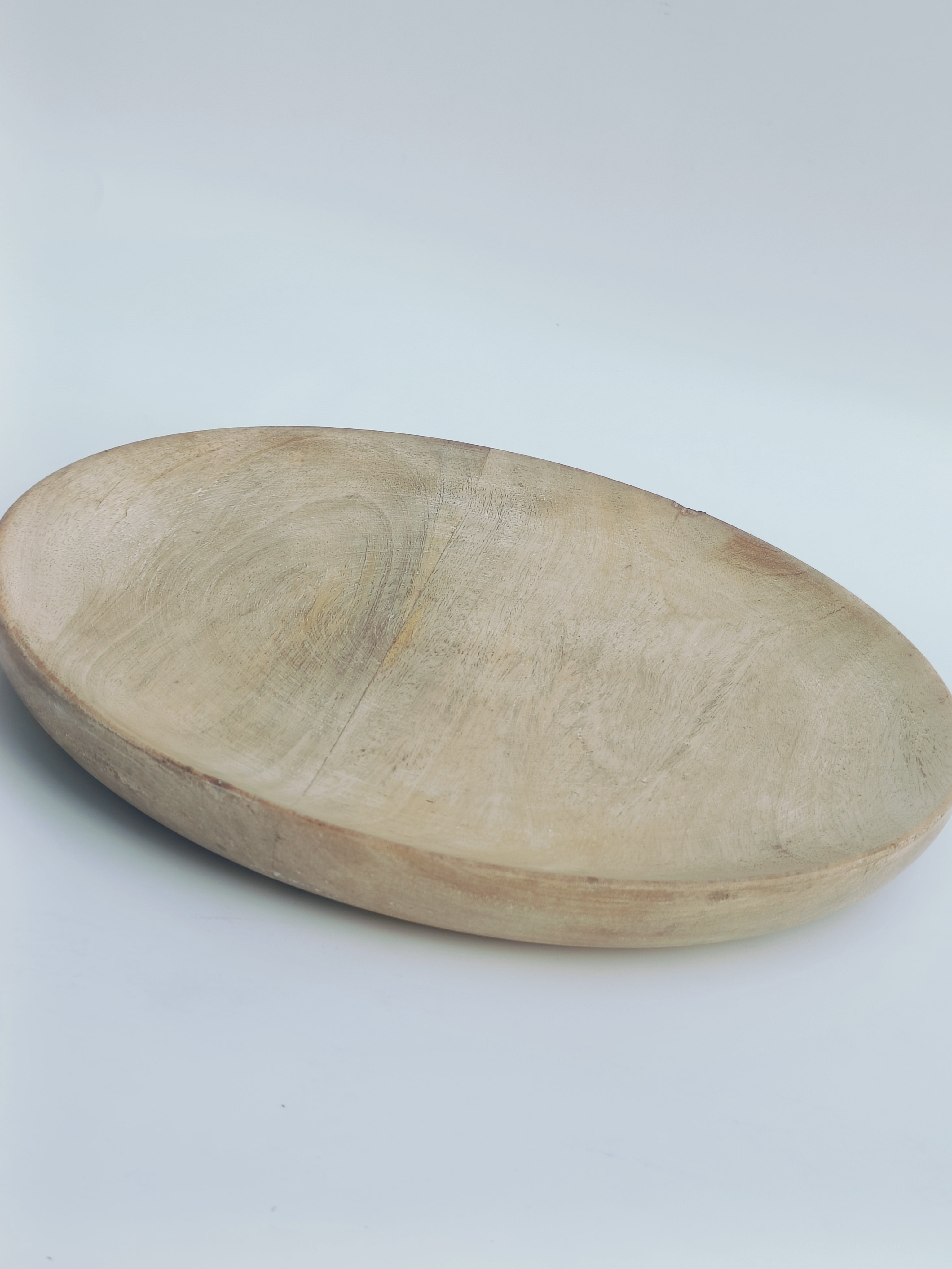 Classic Round Wooden Serving Platter