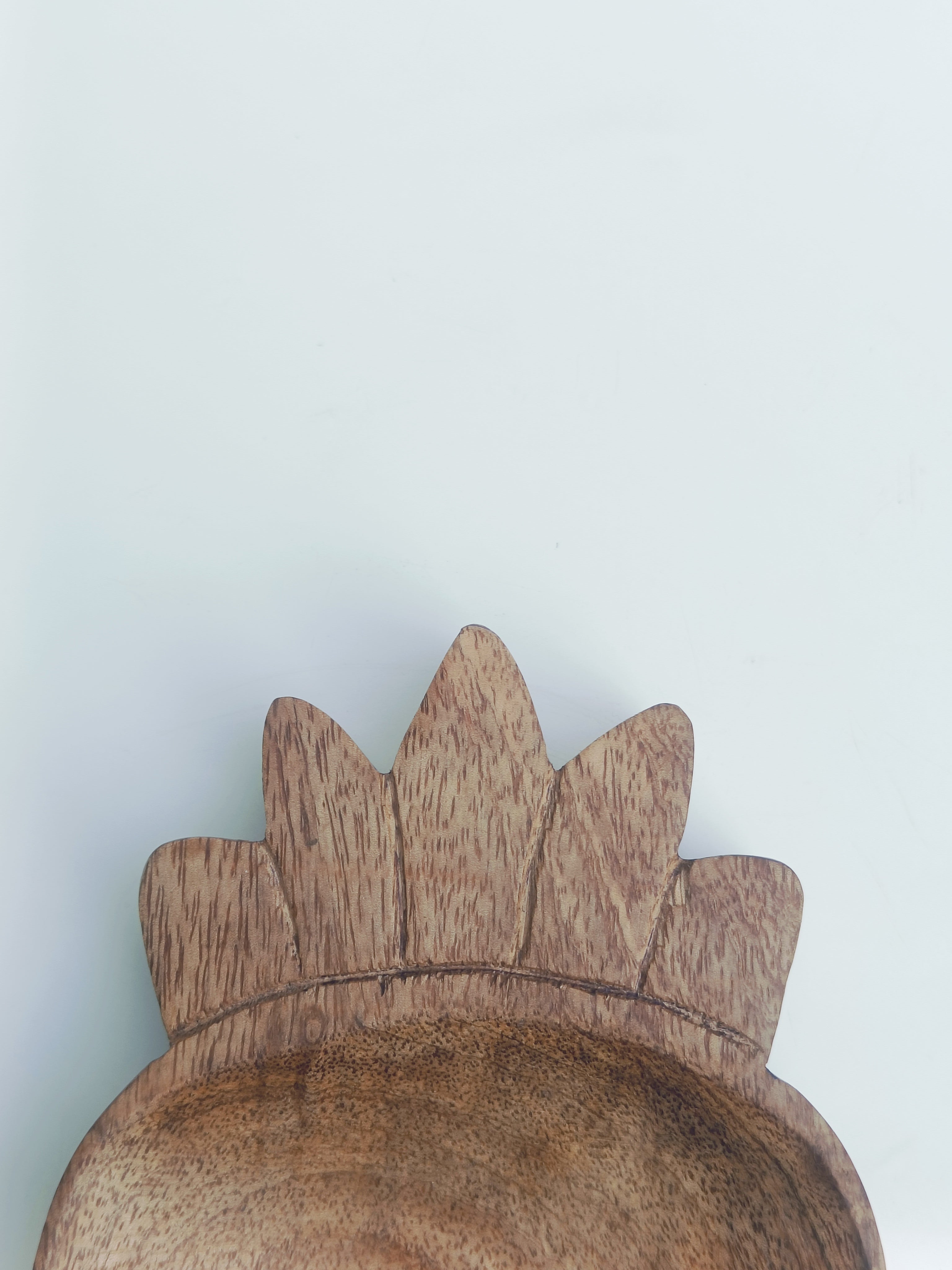 Carrot-Shaped Wooden Snack Platter