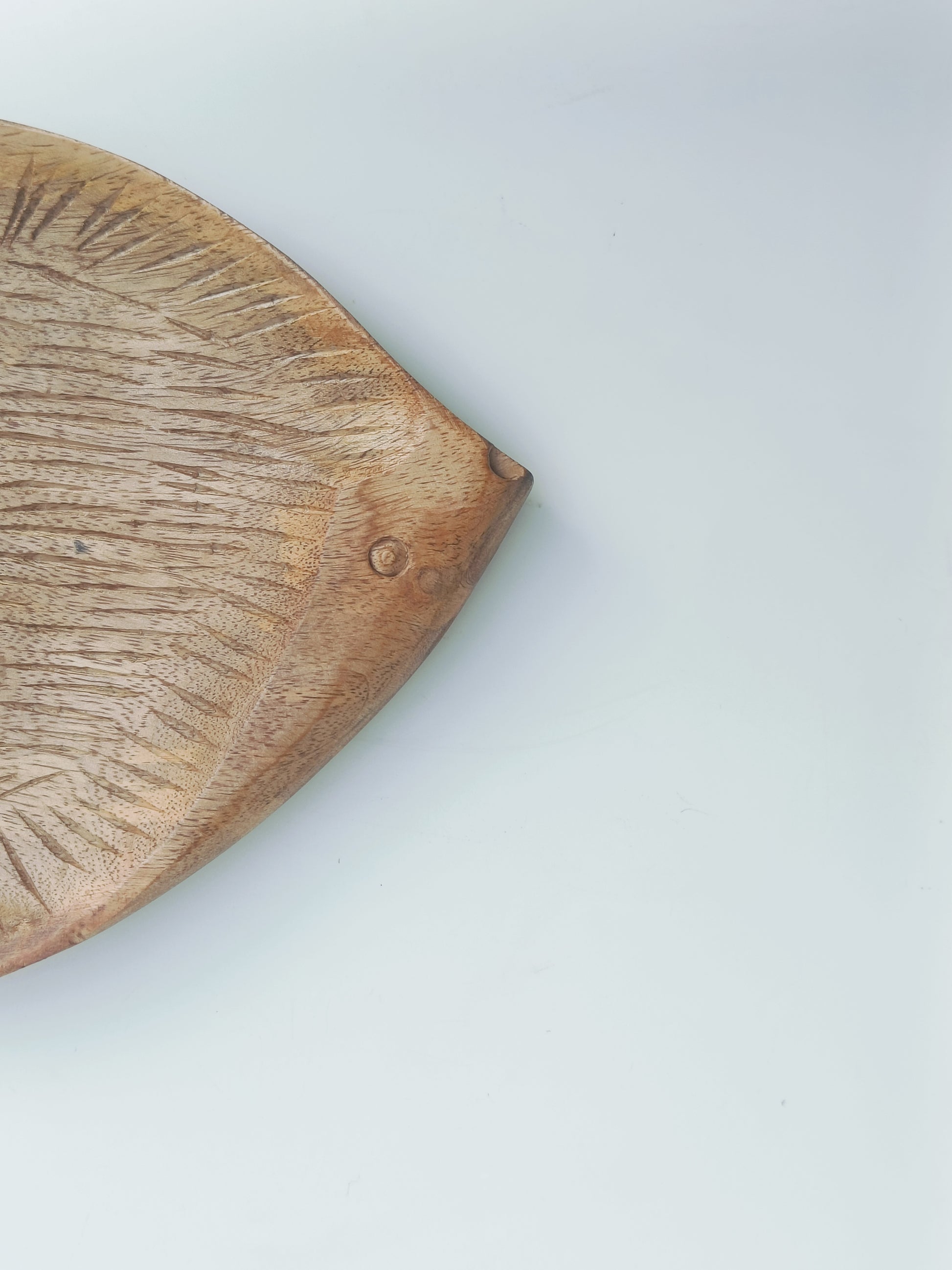 Hedgehog-Inspired Wooden Platter