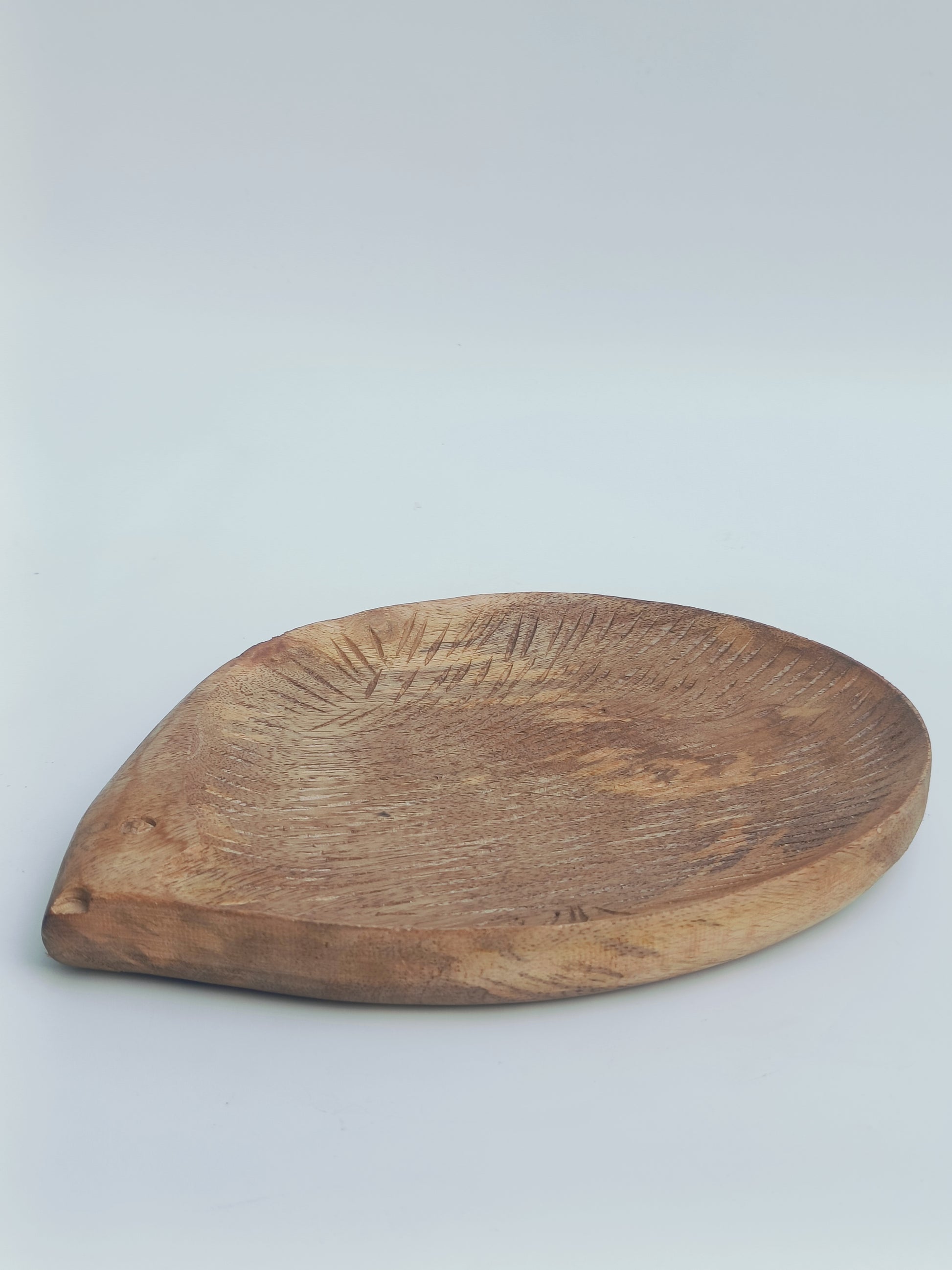 Hedgehog-Inspired Wooden Platter