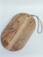 Oval Wooden Serving & Chopping Board