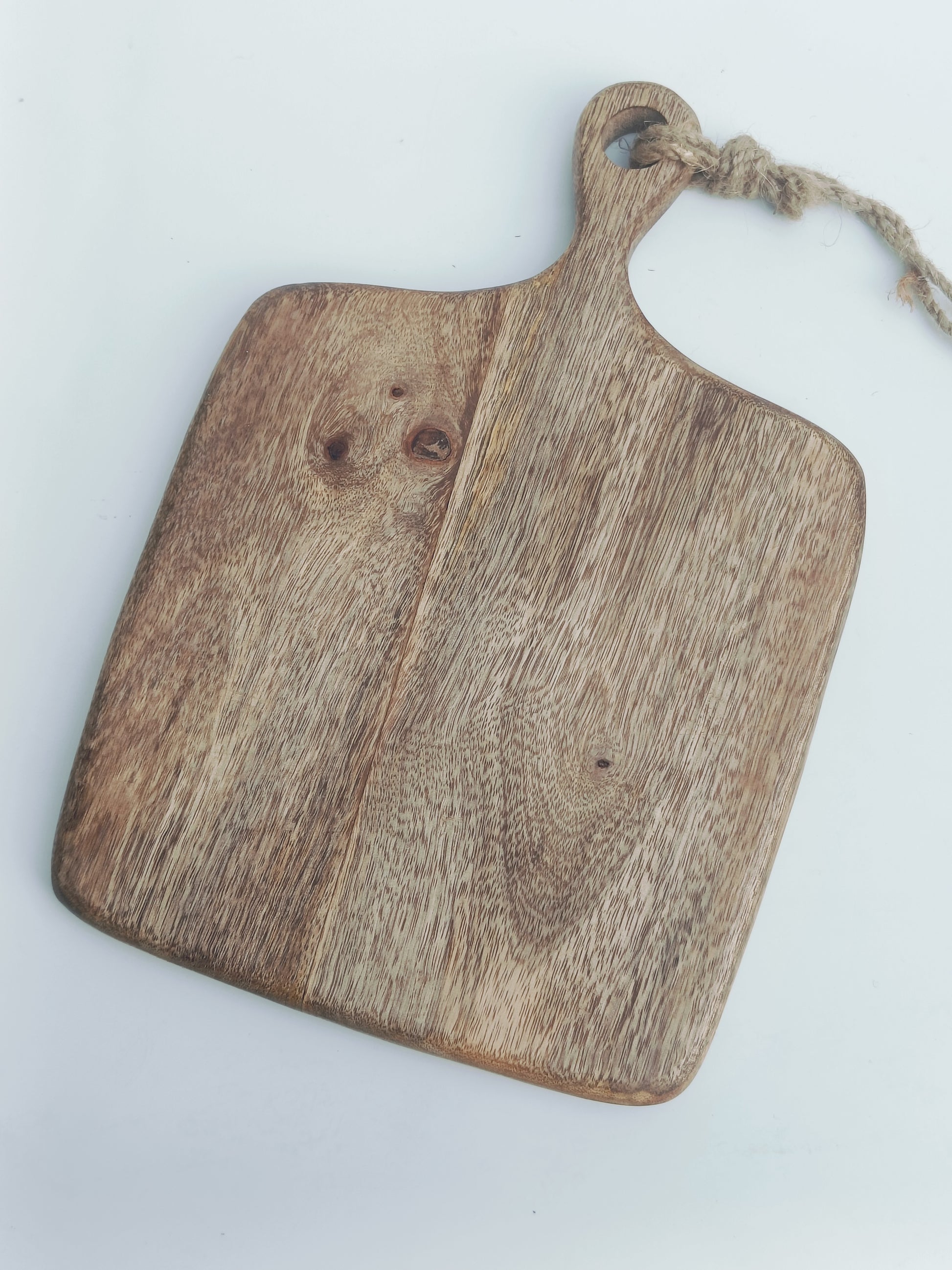 Rustic Handle Wooden Chopping & Serving Board