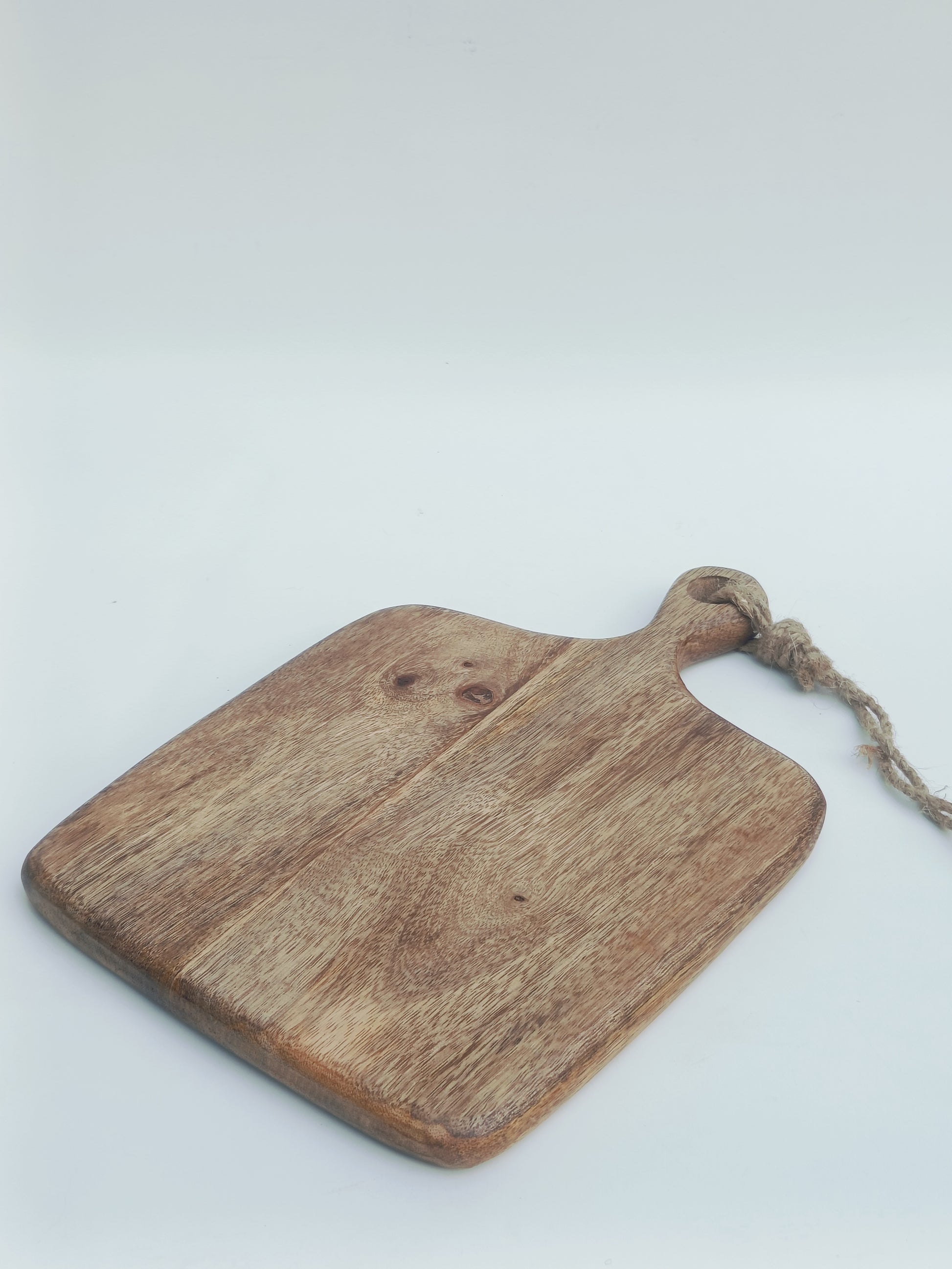 Rustic Handle Wooden Chopping & Serving Board