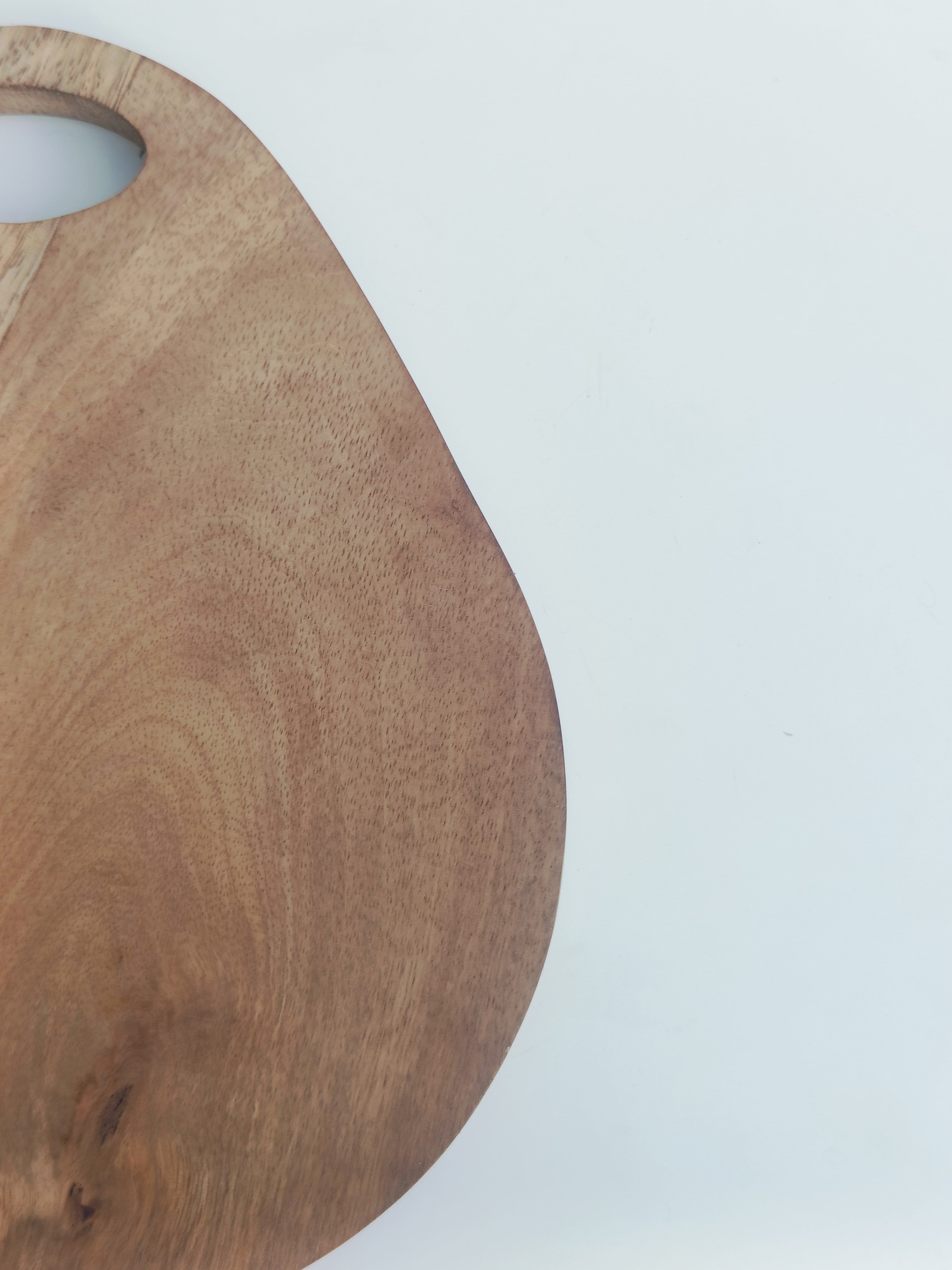 Round Wooden Serving & Chopping Board
