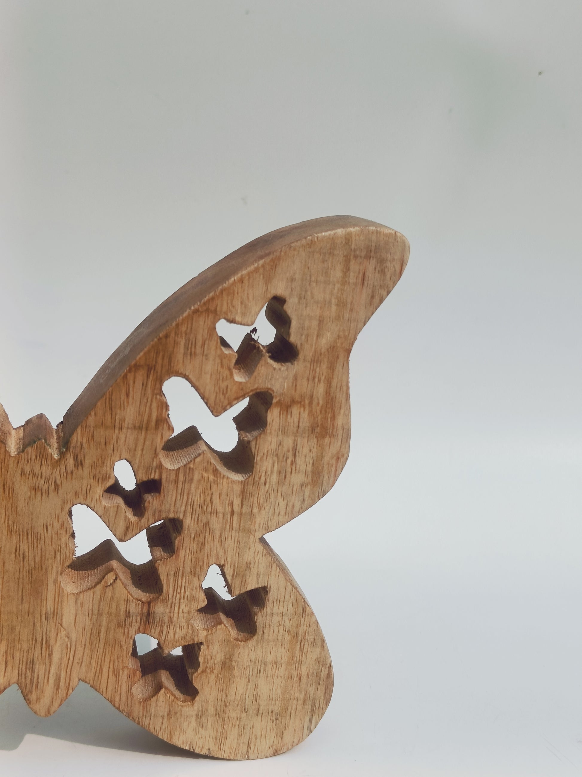 Handcrafted Wooden Butterfly Décor – Wall-Mount or Tabletop Display