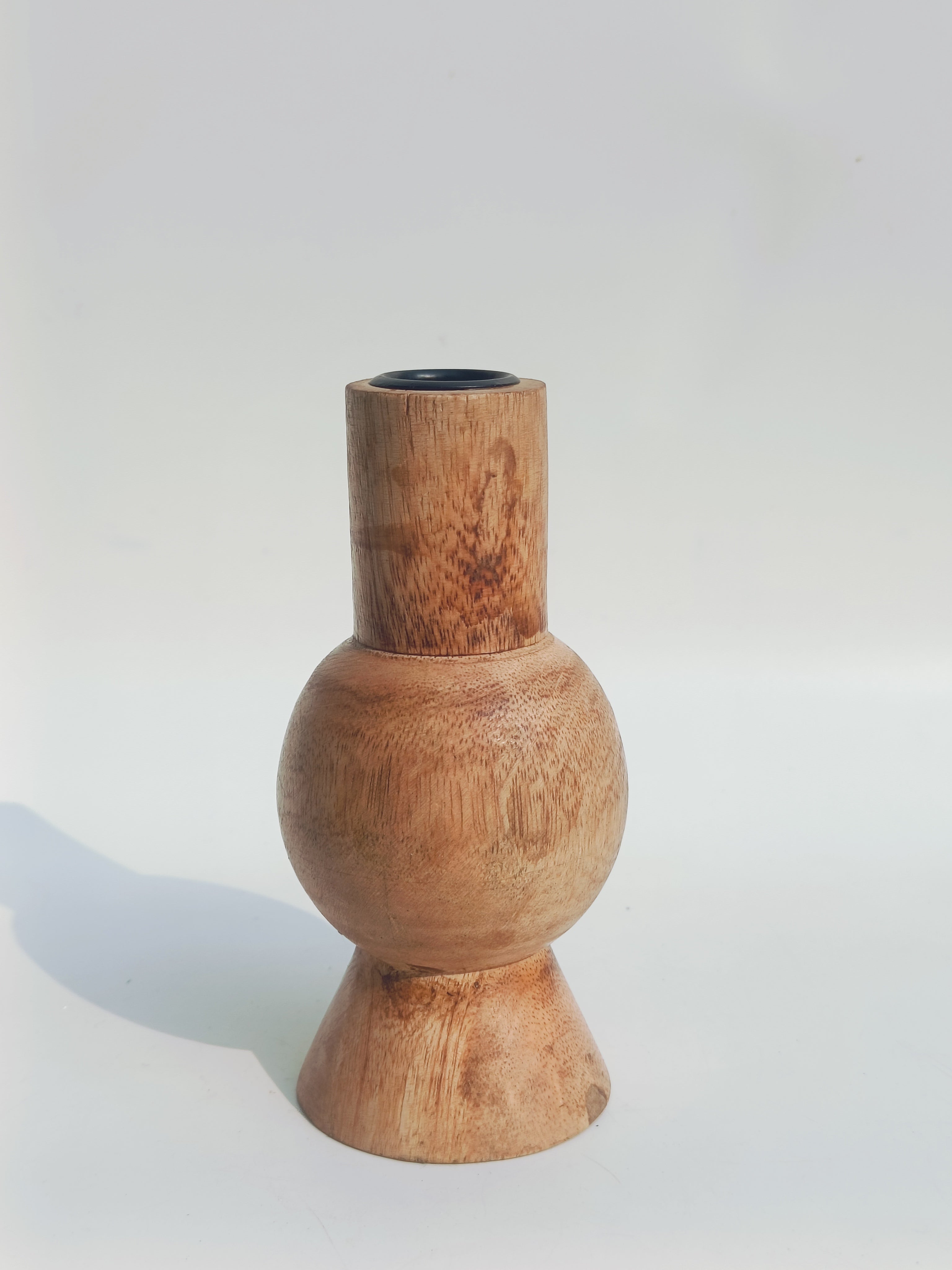Orbit Taper Candle Holder – Handcrafted Wooden Accent