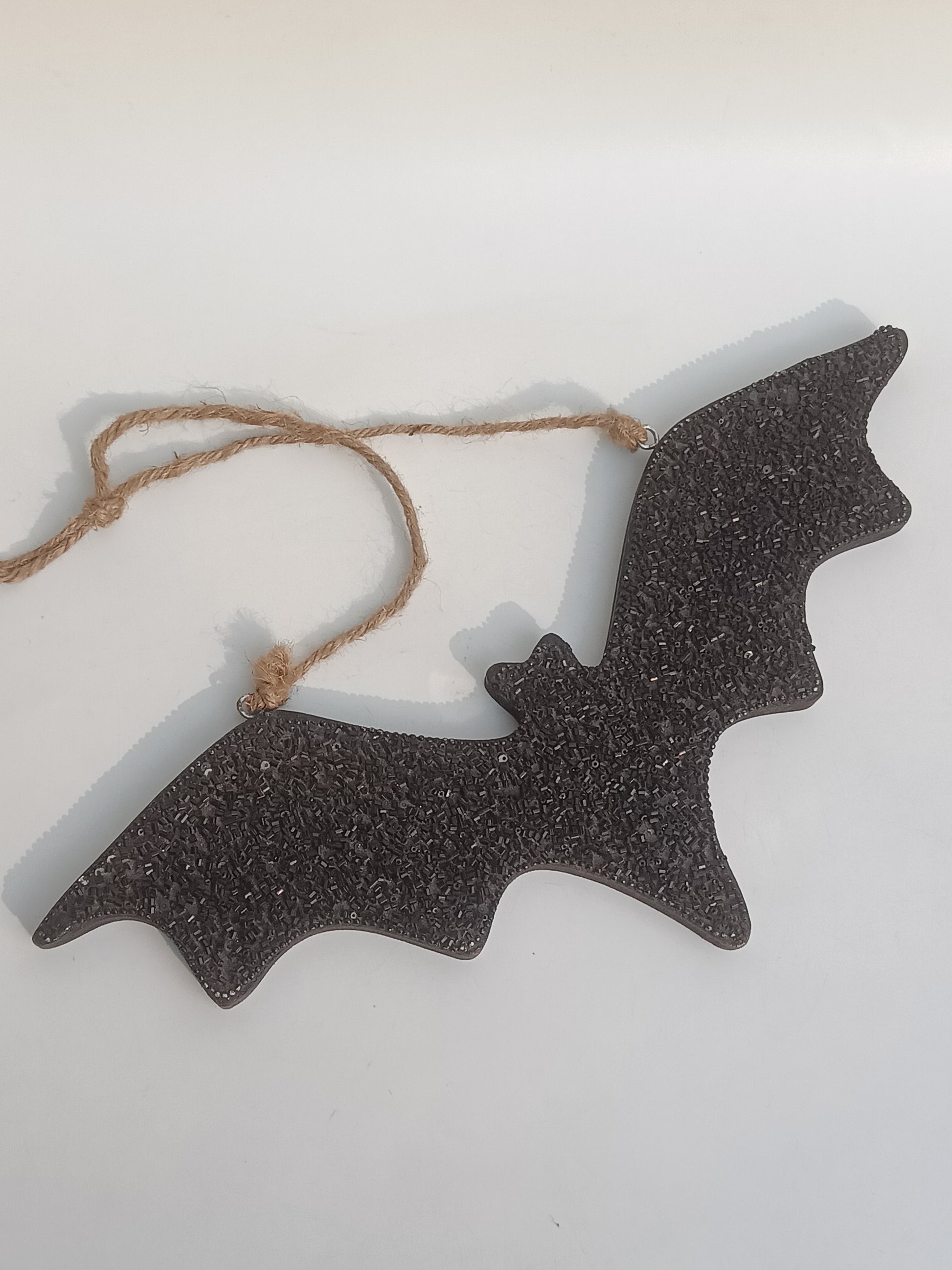 Gotham Wings Wall Hanging – Batman-Inspired Glittered Emblem