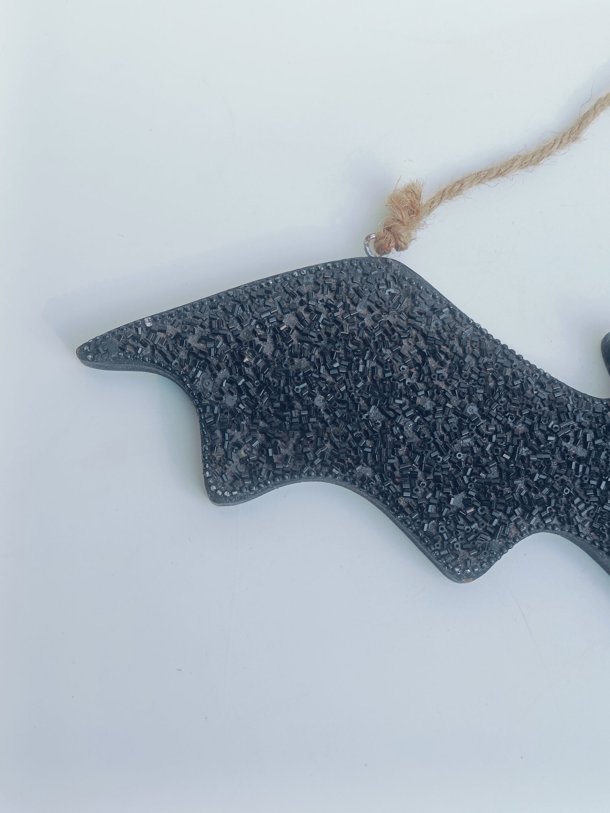 Gotham Wings Wall Hanging – Batman-Inspired Glittered Emblem