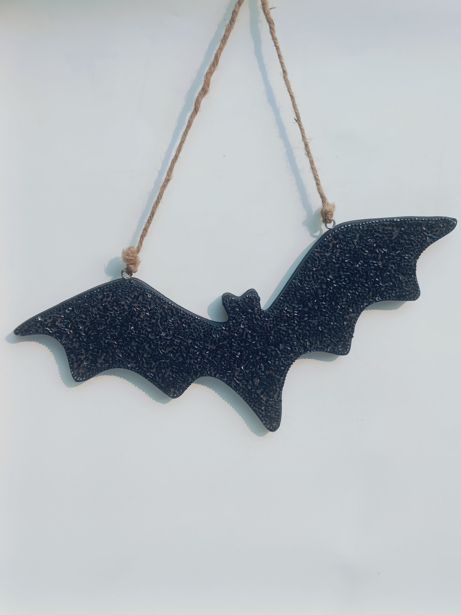 Gotham Wings Wall Hanging – Batman-Inspired Glittered Emblem