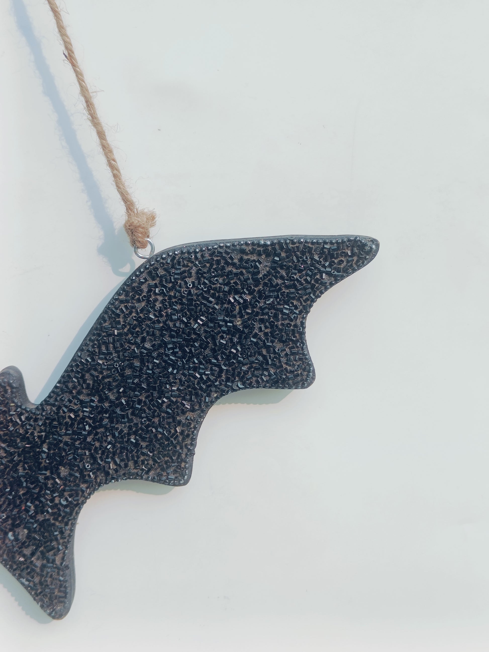 Gotham Wings Wall Hanging – Batman-Inspired Glittered Emblem
