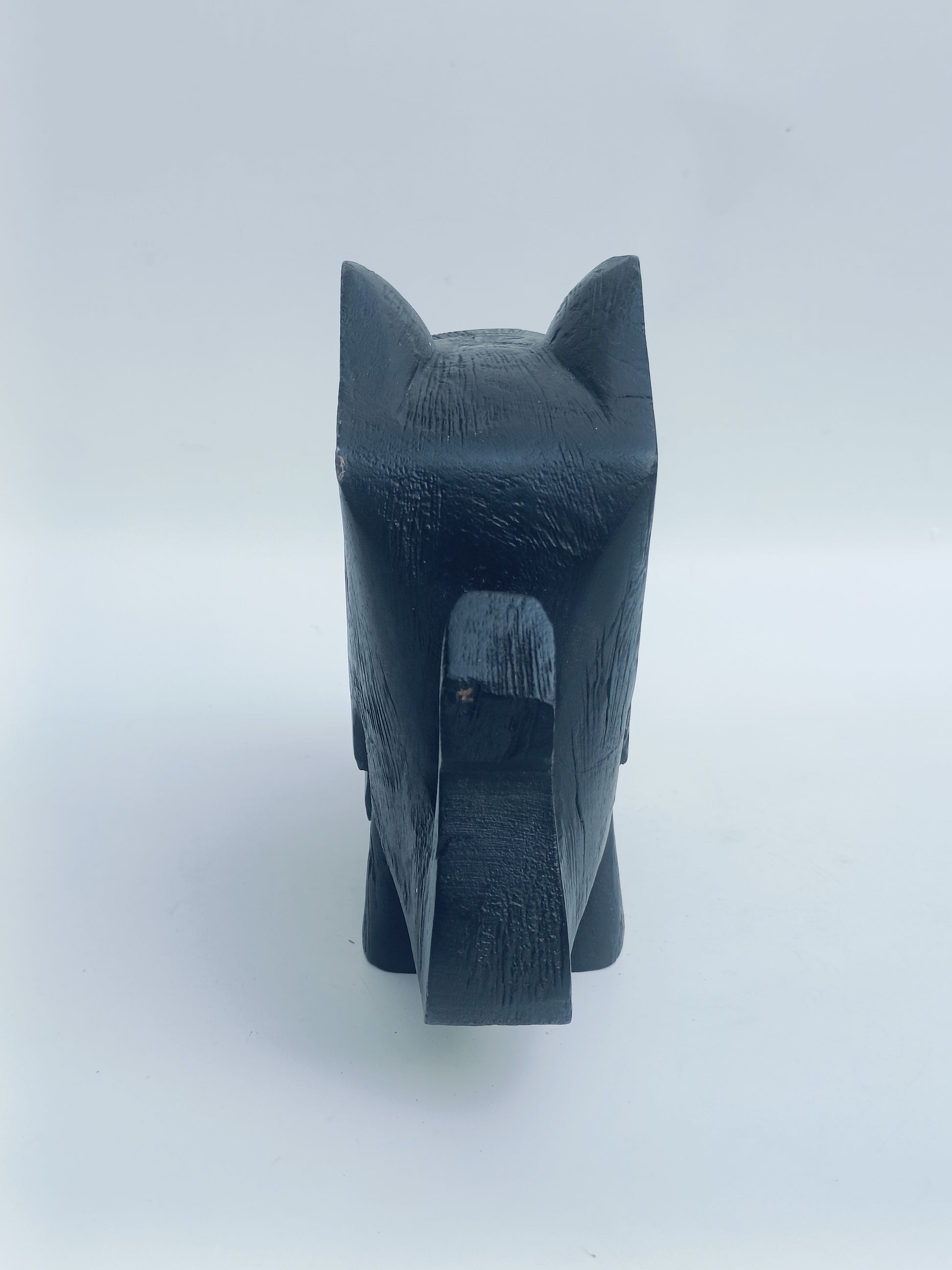 Ebony Grace Wooden Elephant Sculpture