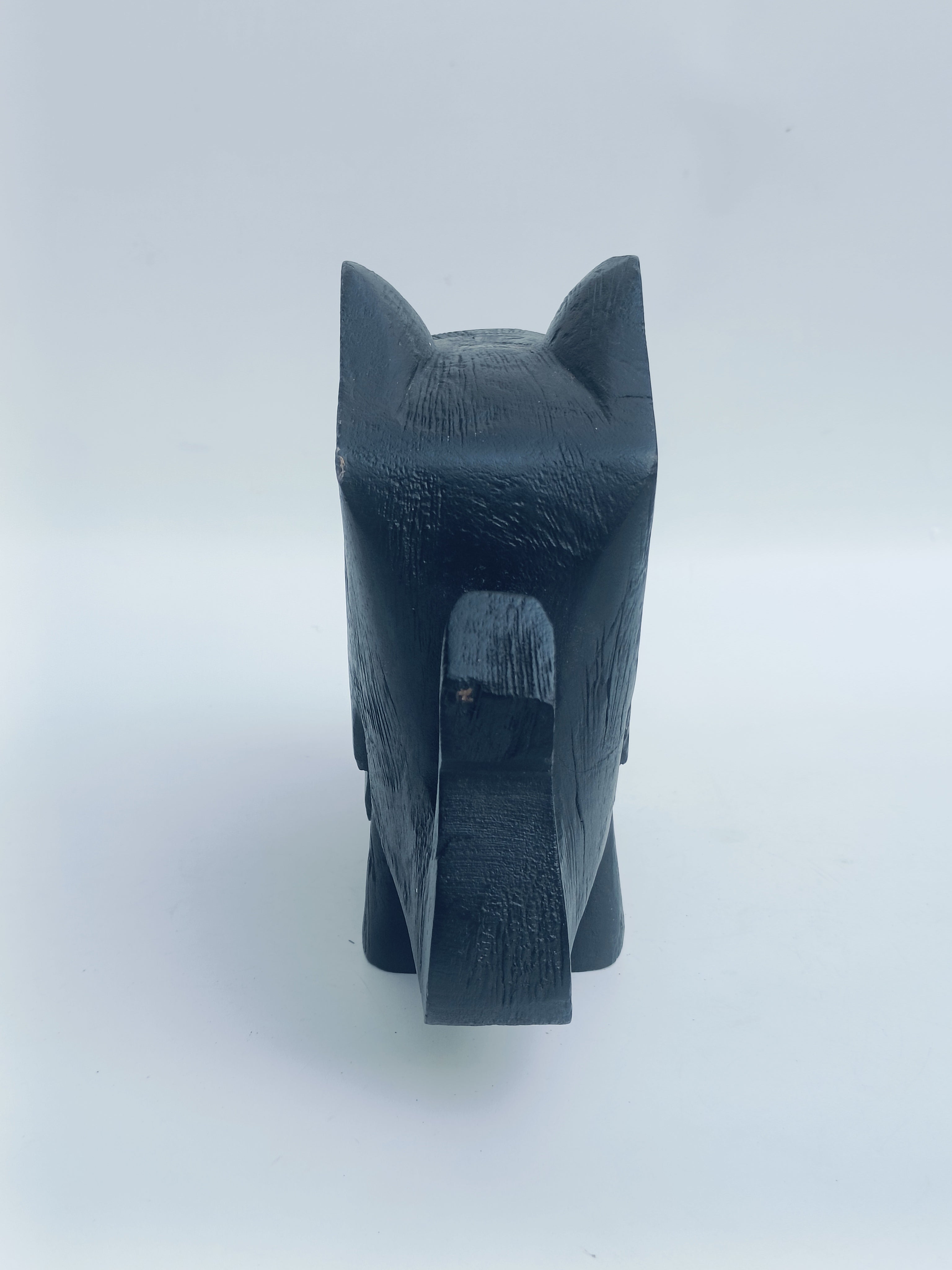 Ebony Grace Wooden Elephant Sculpture