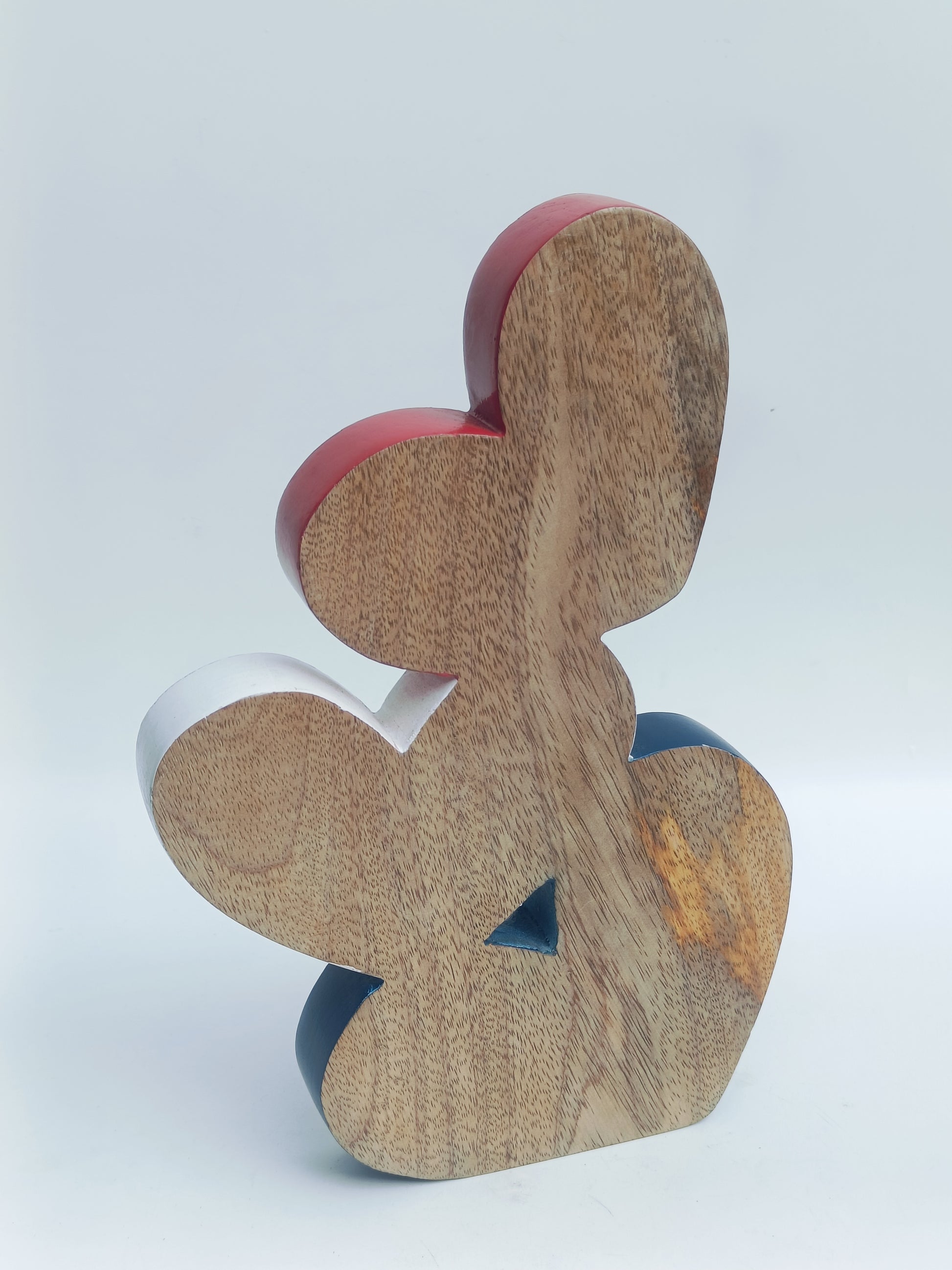 Patriotic Hearts Wooden Décor