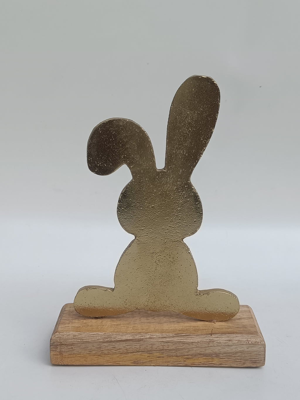 Golden Bunny Silhouette