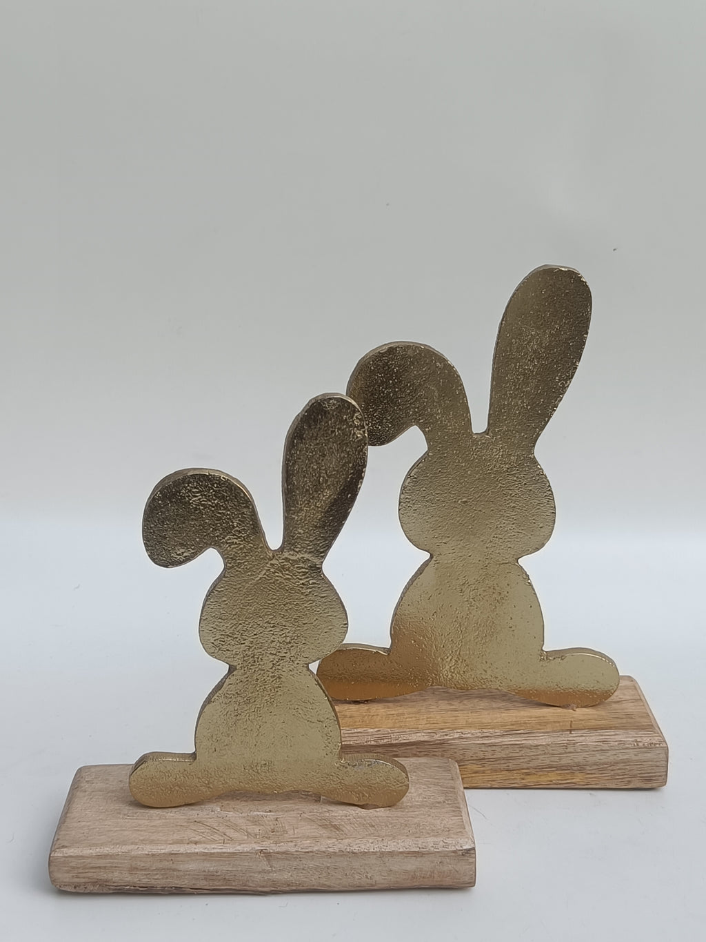 Golden Bunny Silhouette