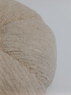 Plush Beige Pumpkin Cushion with Wooden Stem