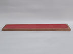 Wooden & Red Resin Serving Platter