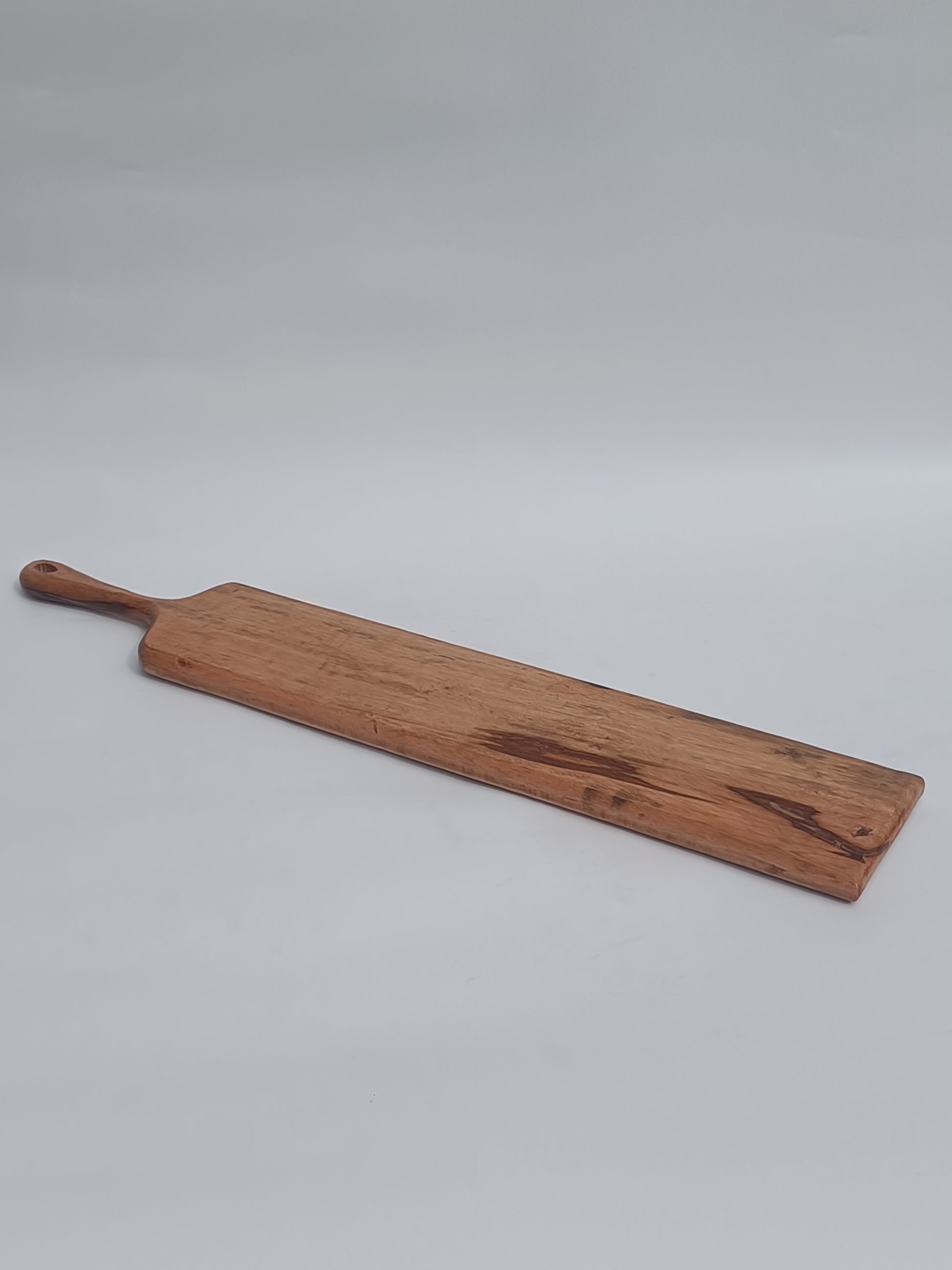 Handcrafted Wooden Charcuterie & Serving Board – Long Paddle Design