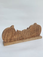 Wooden Pumpkin Silhouette