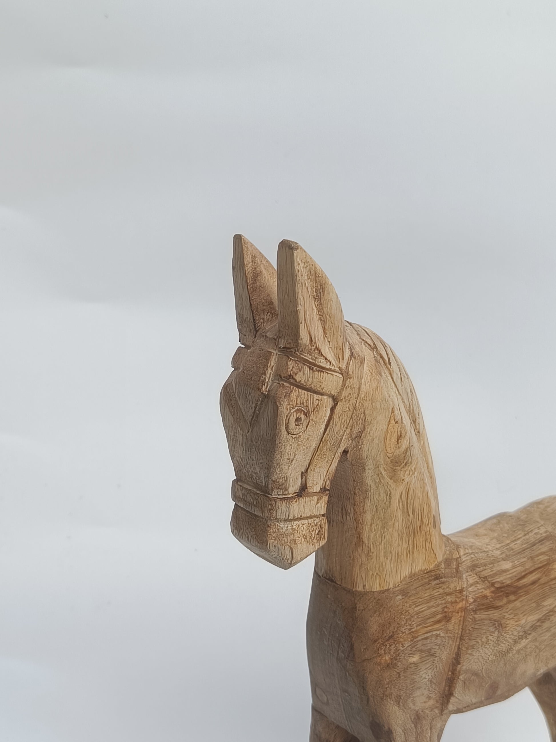 Handcrafted Wooden Rocking Horse – Vintage-Inspired Home Décor