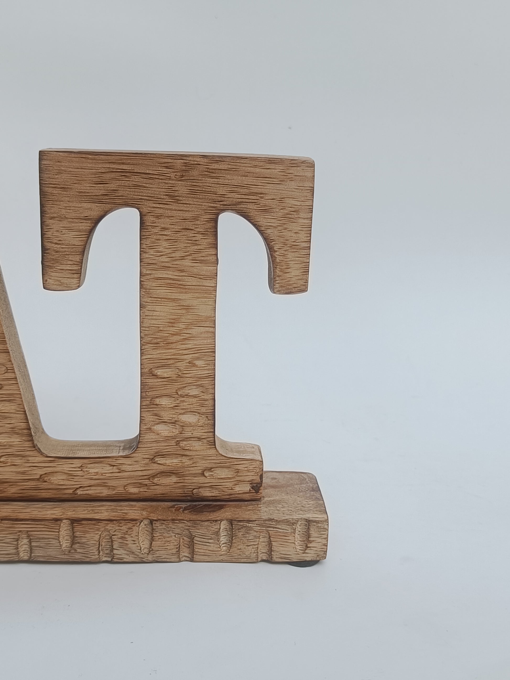 Handcrafted Wooden "EAT" Sign – Kitchen & Dining Tabletop Décor