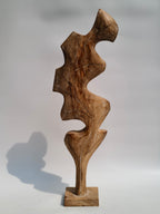 Abstract Wooden Sculpture