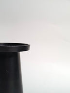 Matte Black Metal Pedestal Stand – Minimalist Decorative Riser