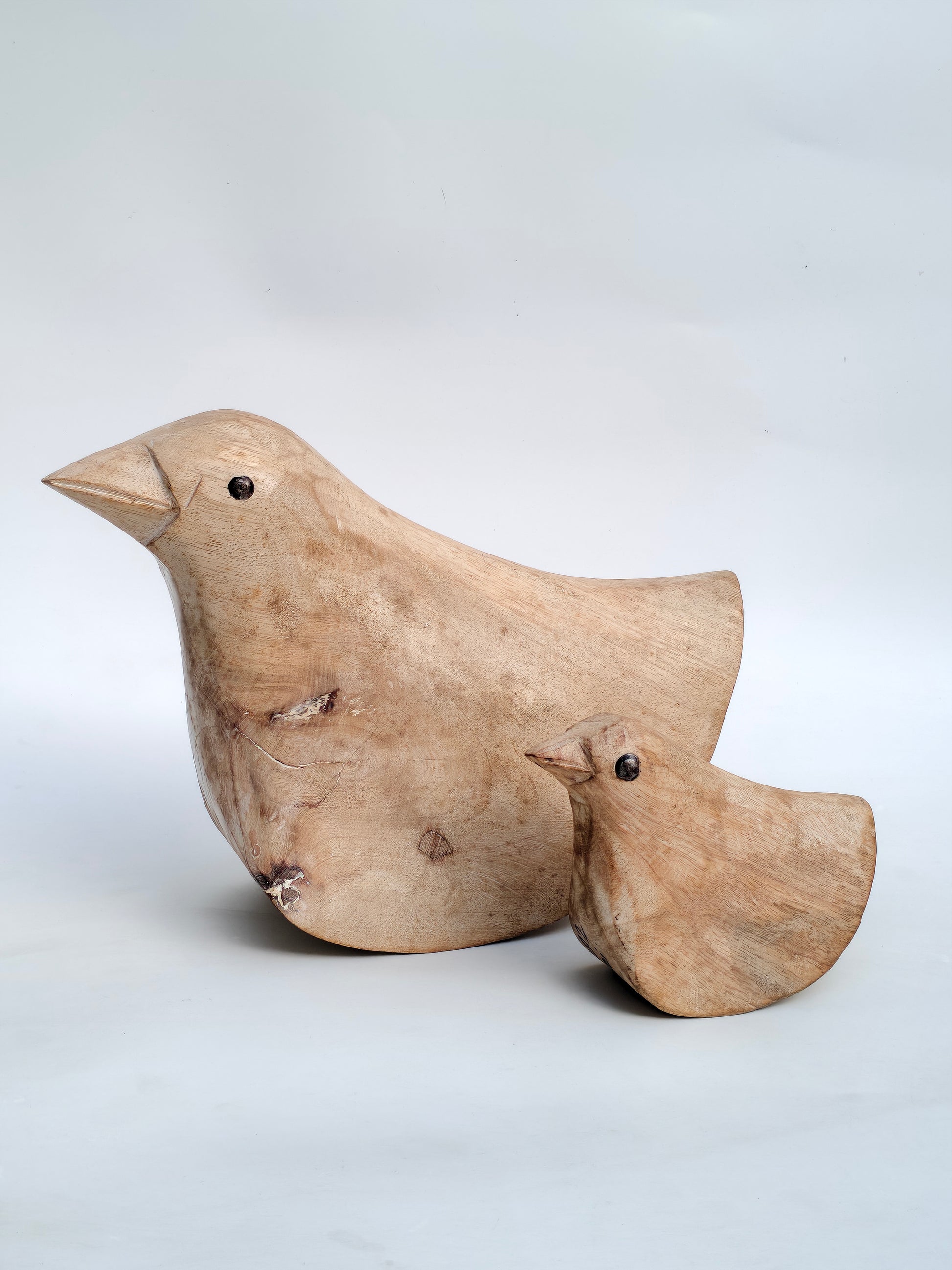 Mini Handcrafted Wooden Bird Sculpture
