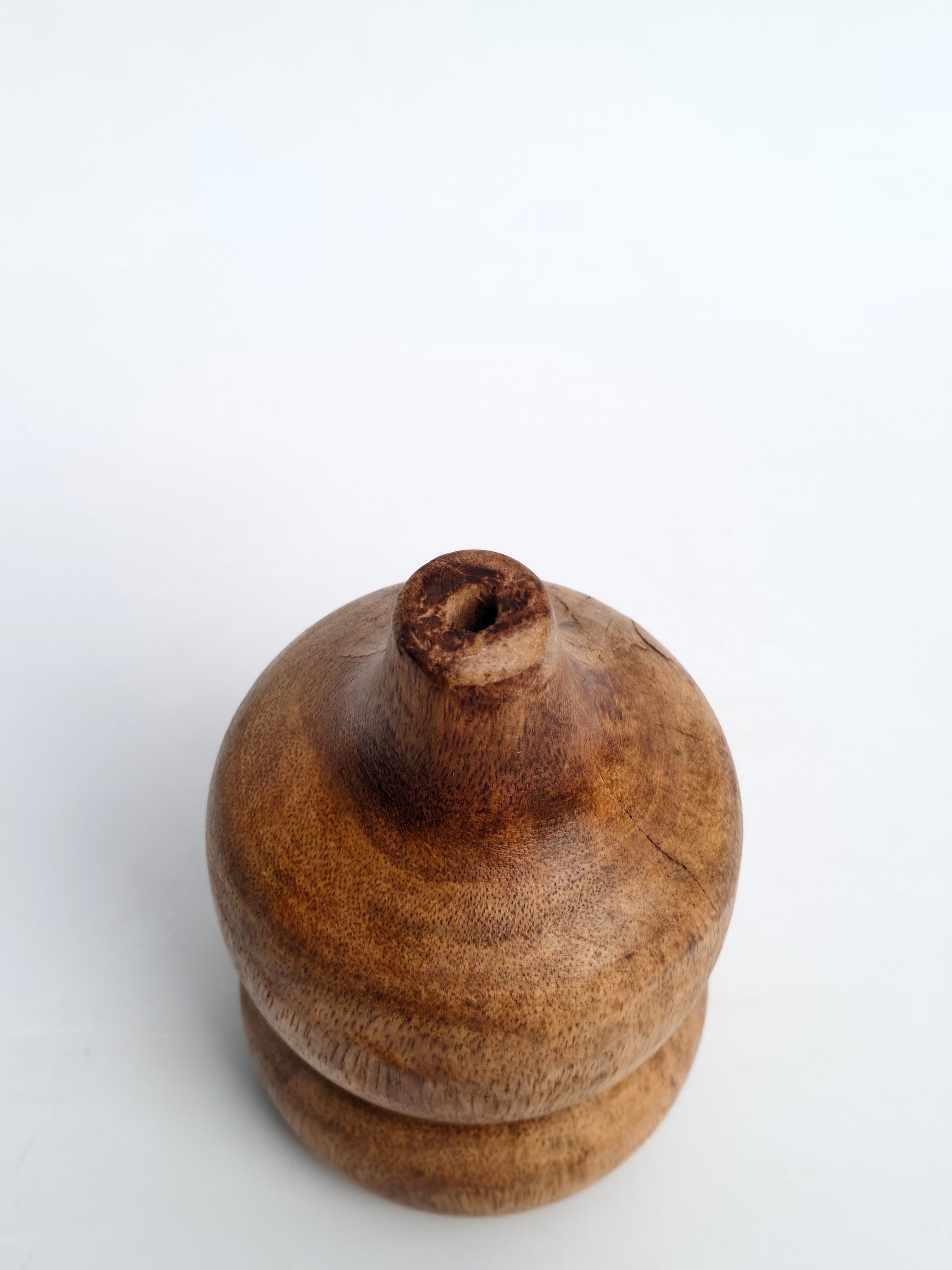 Hand-Turned Wooden Incense Stick Holder / Agarbati Stand