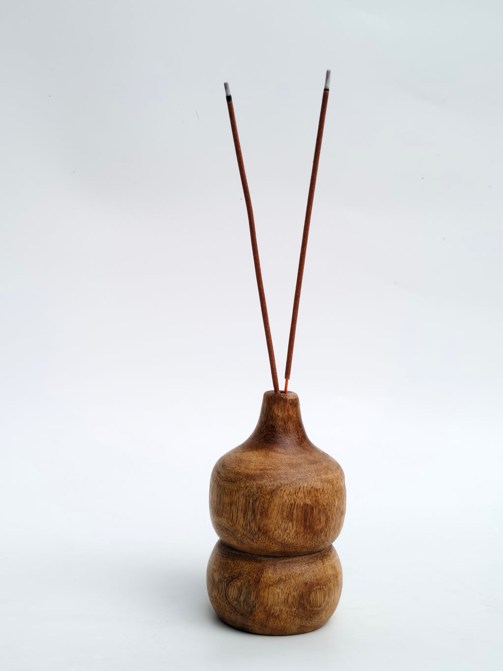 Hand-Turned Wooden Incense Stick Holder / Agarbati Stand