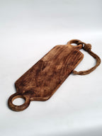 Rustic Wooden Charcuterie & Serving Board with Dual Handles