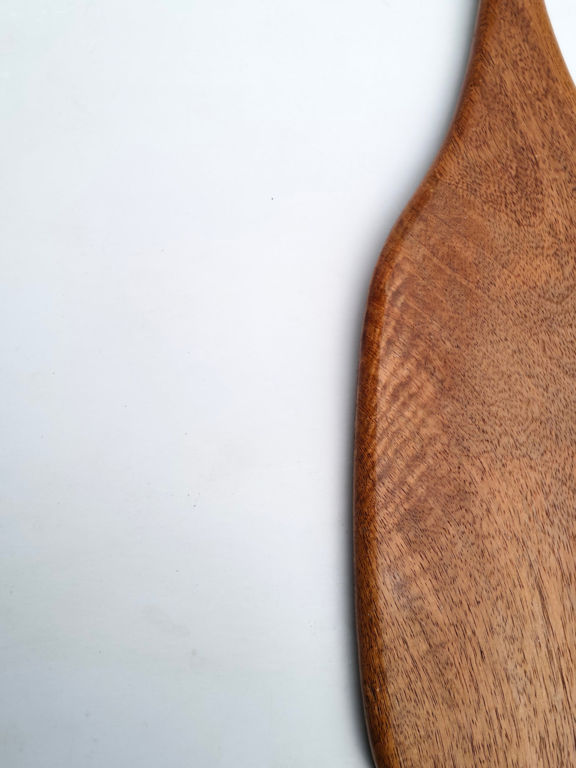 Handcrafted Wooden Serving Paddle Board with Rope Handle