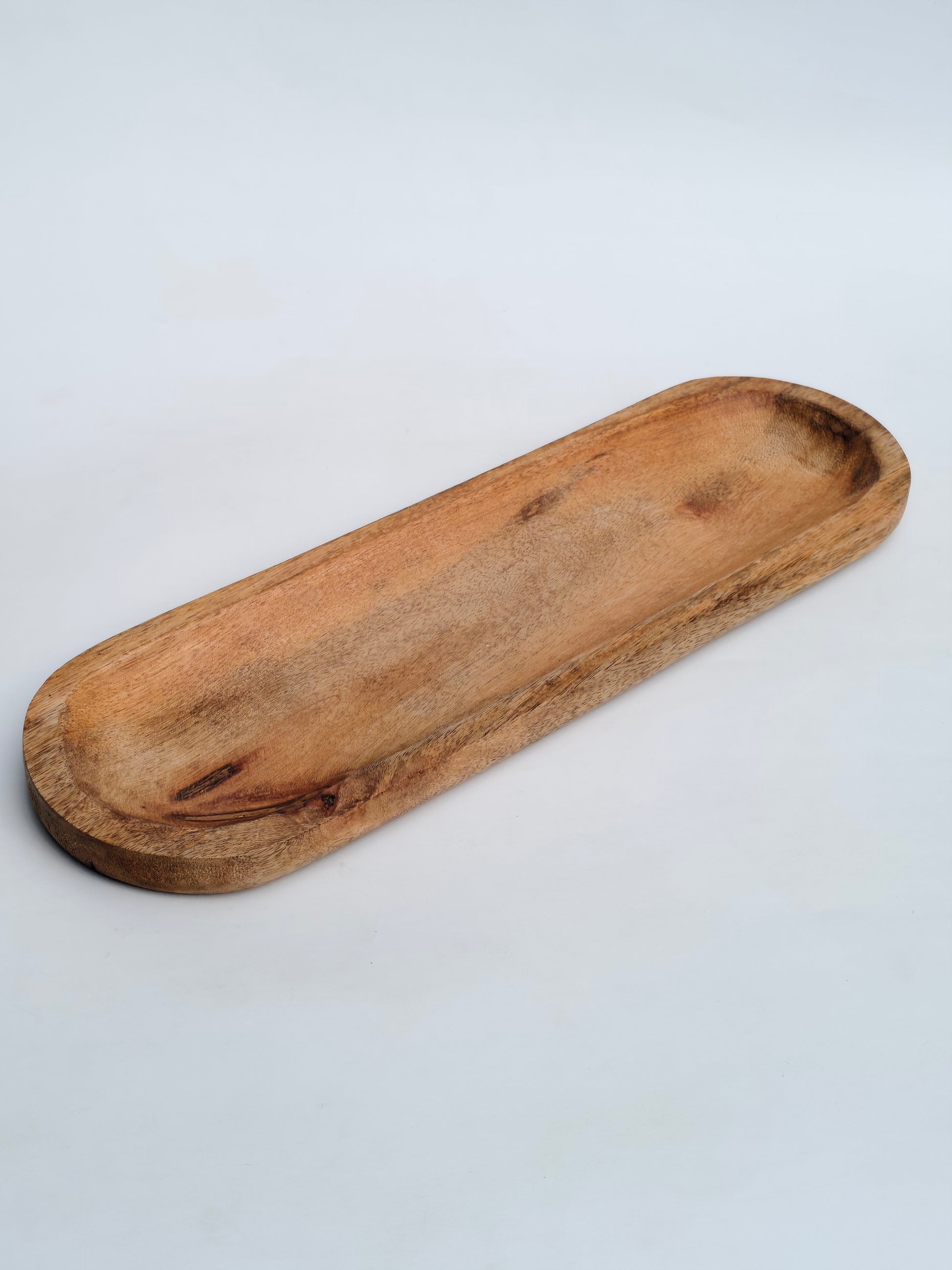 Handcrafted Wooden Oval Platter Tray