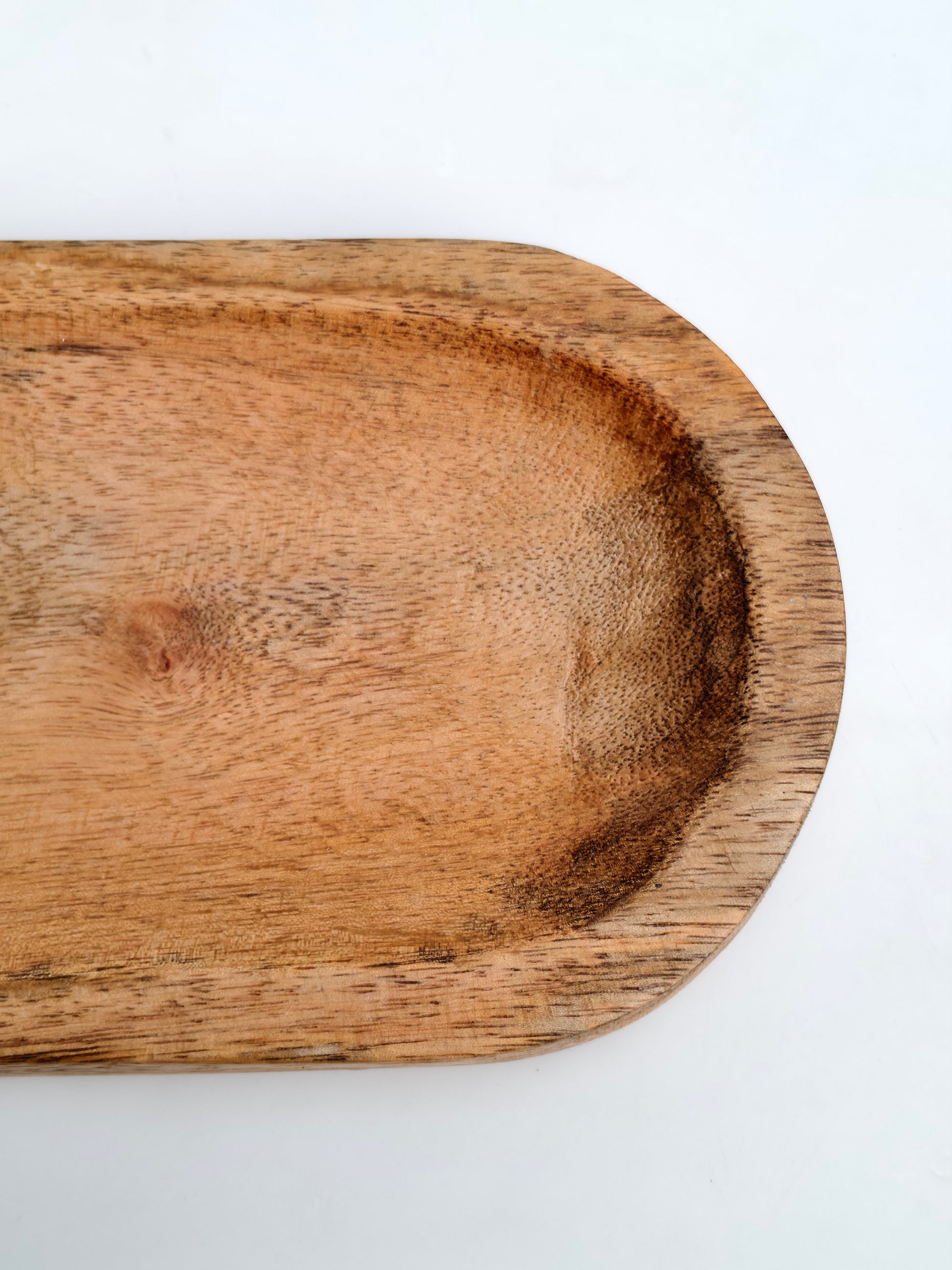 Handcrafted Wooden Oval Platter Tray