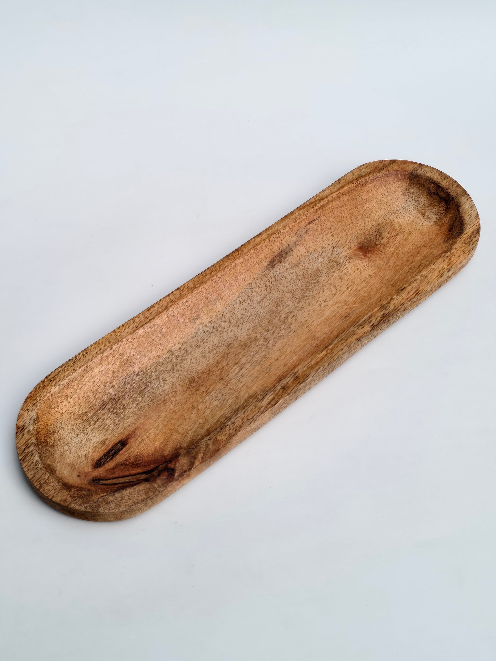 Handcrafted Wooden Oval Platter Tray
