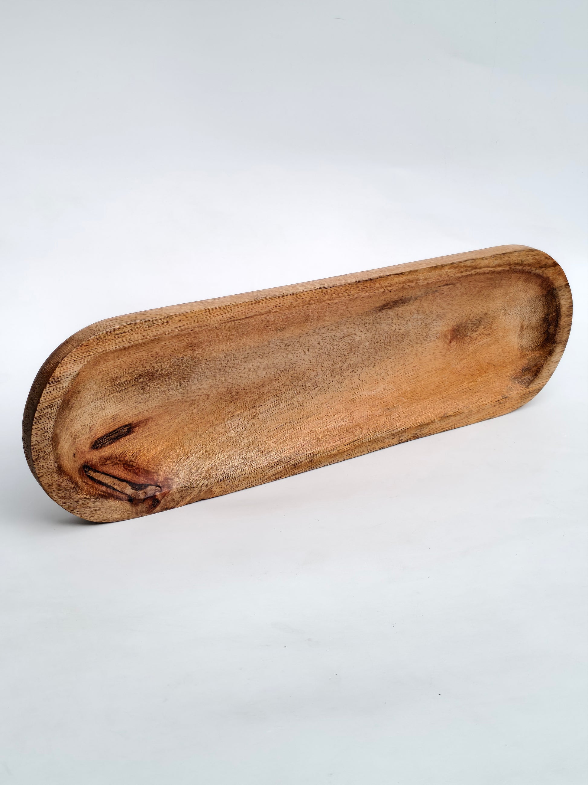 Handcrafted Wooden Oval Platter Tray