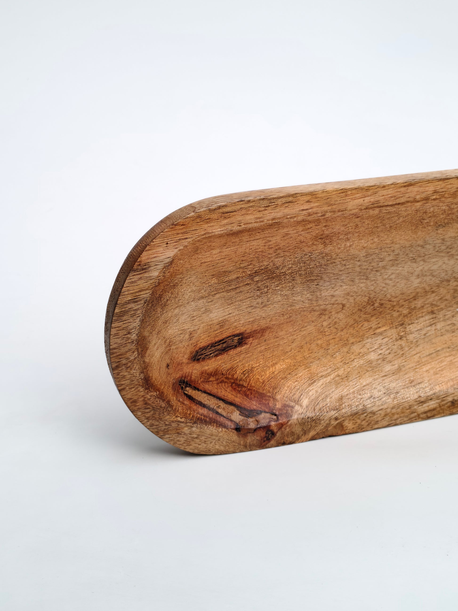 Handcrafted Wooden Oval Platter Tray