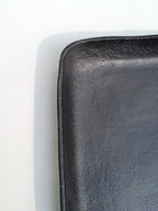 Modern Matte Black Metal Square Tray