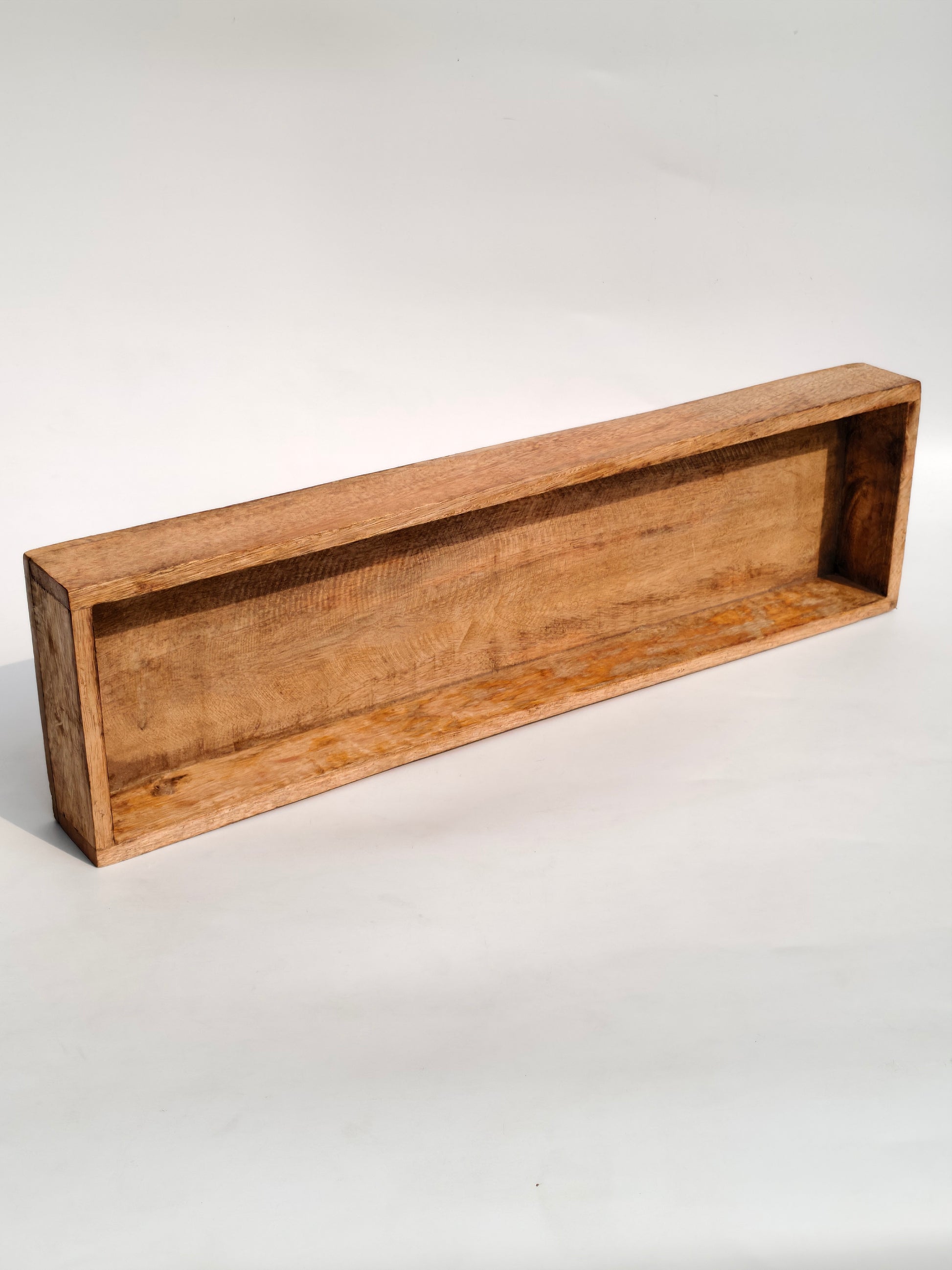Handcrafted Minimalist Wooden Rectangular Tray