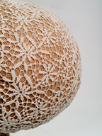 Wooden & Lace Mushroom Decor