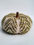 Embroidered Decorative Pumpkin