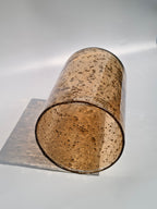 Bronze Drip Stand with Amber Speckled Glass