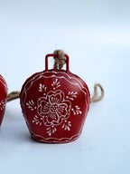 Red Metal Bell Wind Chime