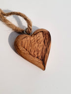 Wooden Heart Charm