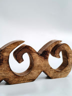 Hand-Carved Wooden Sign