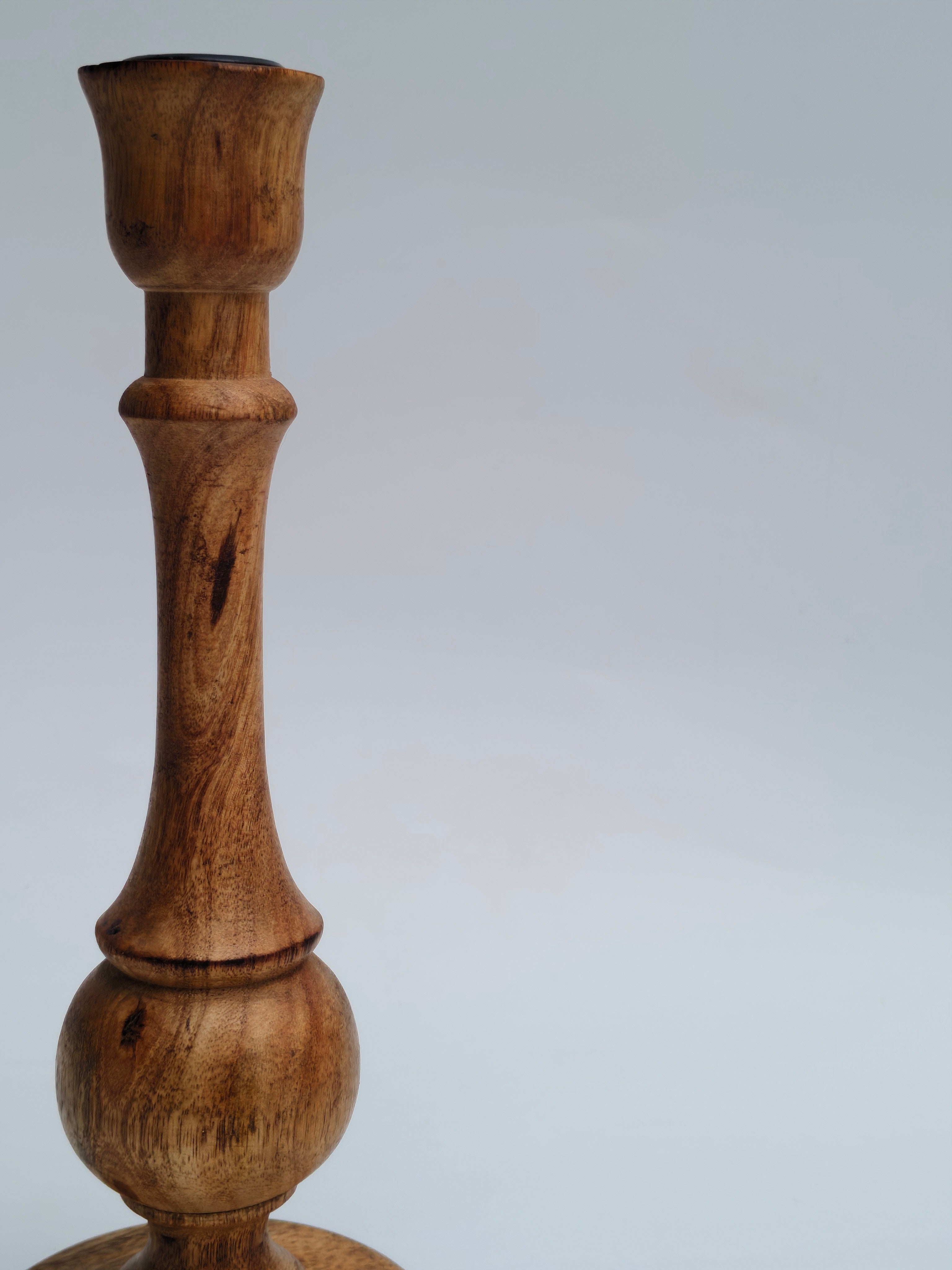 Classic Wooden Taper Candle Holder