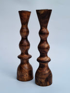 Wooden Taper Candle Holder