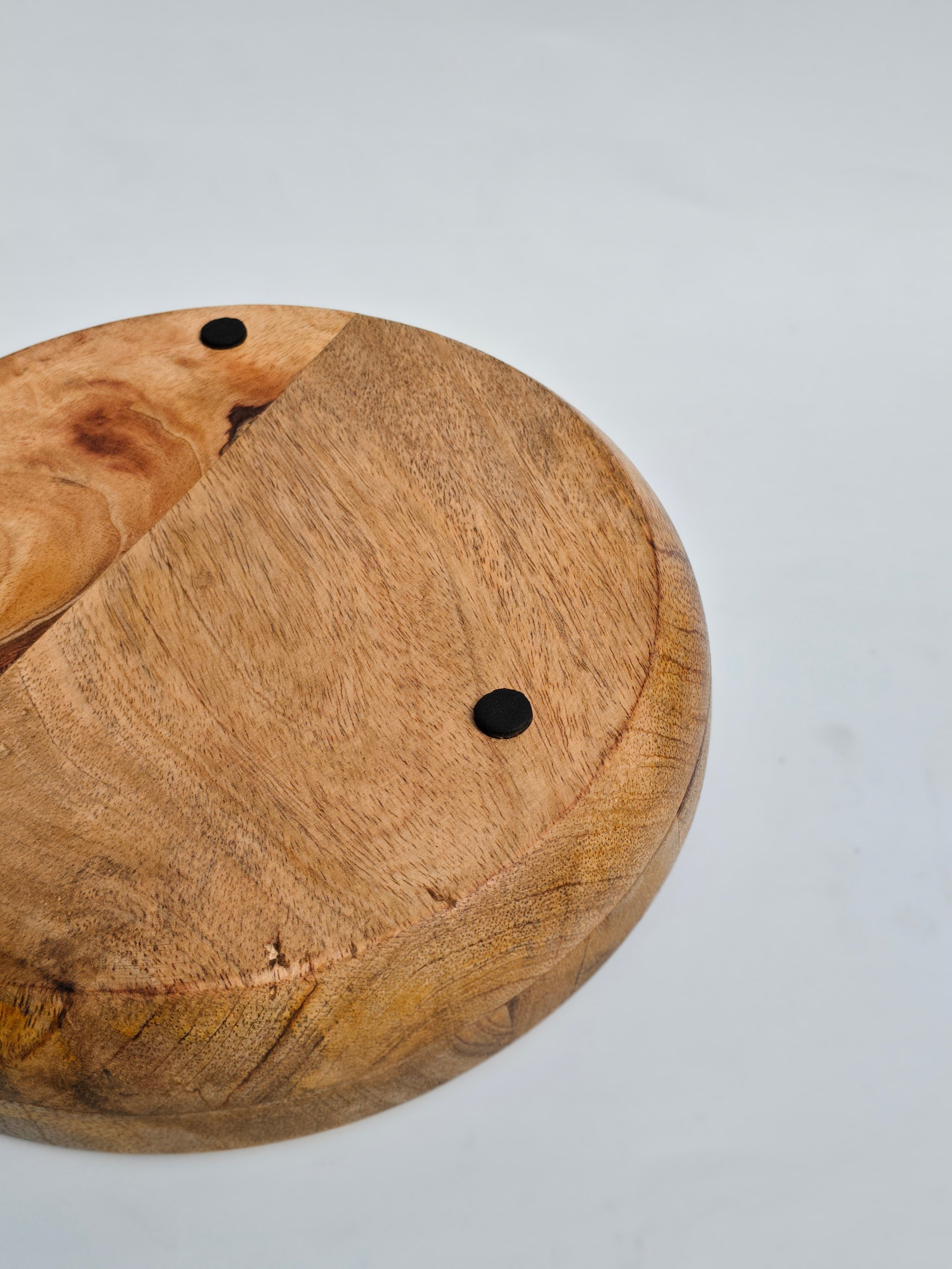 Handcrafted Wooden Decorative Tray with Mandala Design